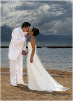 Lake Tahoe Beach Wedding 